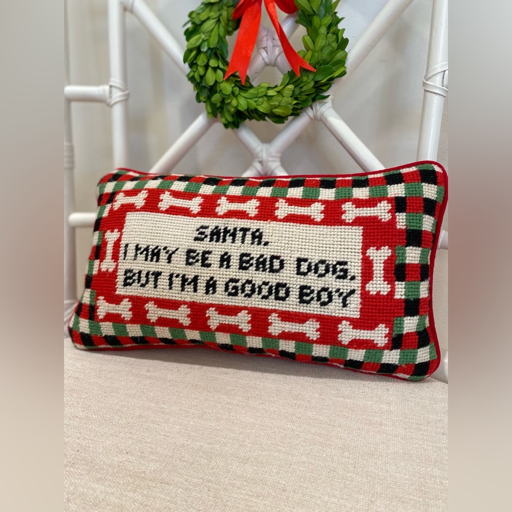 Furbish “Good Boy” Pillow
